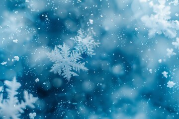 Winter frost patterns on glass. Ice crystals or cold winter background - generative ai. Beautiful simple AI generated image in 4K, unique.