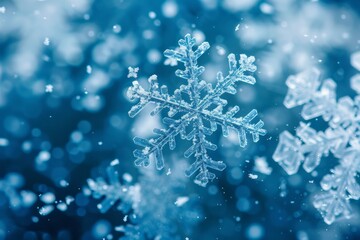 Snow pattern on window - Generative AI. Beautiful simple AI generated image in 4K, unique.