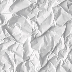 Obraz premium textured clean crumpled white paper for an abstract background