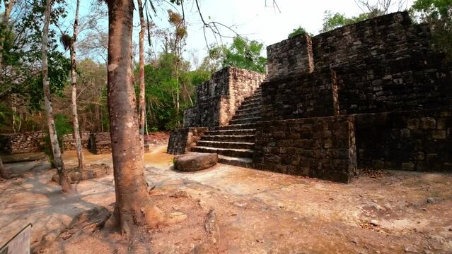 This video takes you on a journey through the ancient Mayan city of Ek Balam , located in the Yucatan Peninsula of Mexico. You will see the impressive ruins of the city, including the Acropolis, the