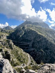 mountain landscape with sky