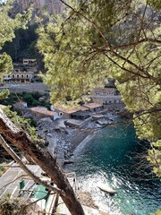 village on the coast