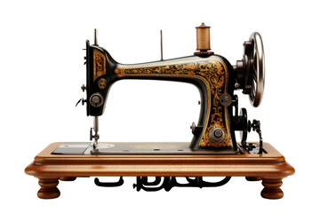 The Seamstress Serenade on a White or Clear Surface PNG Transparent Background.