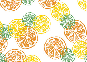 柑橘類のイメージ背景