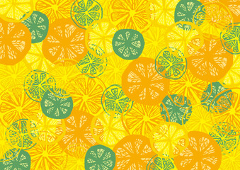 柑橘類のイメージ背景