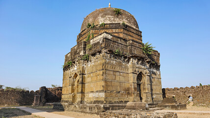 Tomb of Adil Shah, old Stone Architecture, Burhanpur, Madhya Pradesh, India.