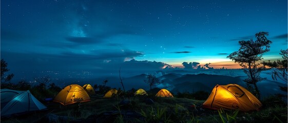 All tent campers have probably traveled to places in Thailand like Doi Samer Dao, especially star hunters. Doi Samer Dao is considered a spot at night if the sky is clear.