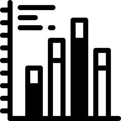 graph, bar graph, bar chart, stats, statistics Icon