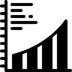 graph, bar chart, analytics, business graph, increase Icon