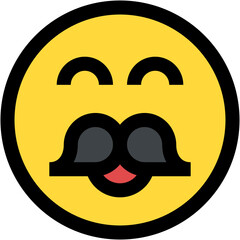 Vector Icon father, emoji, emotion, smiley, feelings