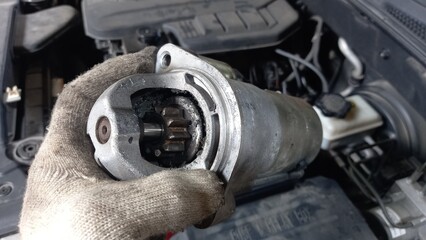 An automobile start motor