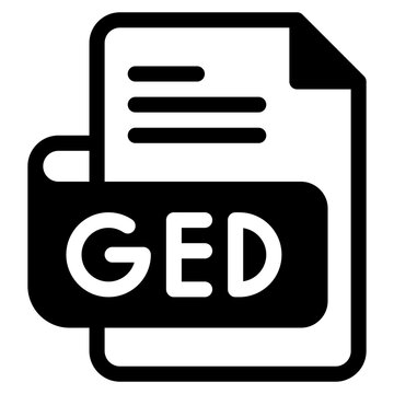 recommend clip art: Vector Icon ged, file type, file format, file extension, document