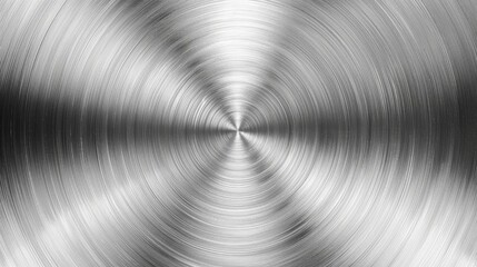 The image is a close-up of a brushed metal surface with a radial pattern,brushed metal background