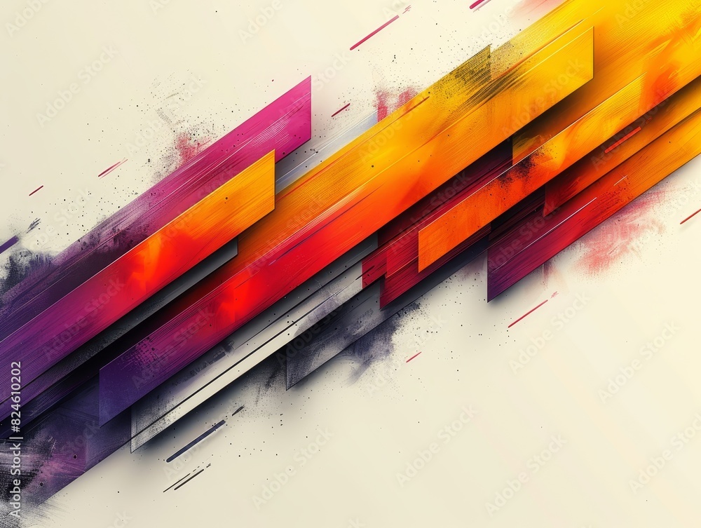 Poster abstract pride background with sharp angles and dynamic motion