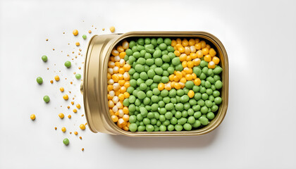 green peas and sweet corn kernels 2