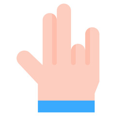 Vector Icon shocker, hand, hands and gestures, gestures, sign