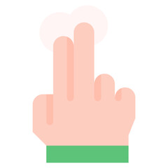 Vector Icon click, hand, hands and gestures, gestures, sign