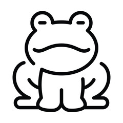 Frog icon design. Vector Design