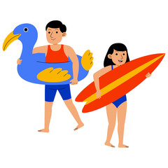 Summer Holiday Vector Illustration