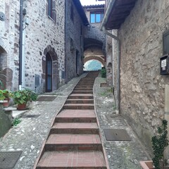 Scheggino, borgo, umbria