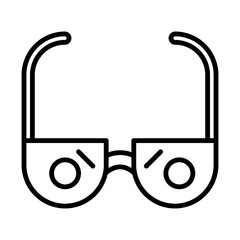 Sunglasses line icon