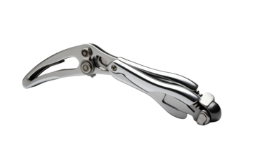 Symphony of Blades: A Close Encounter With Scissors on a White or Clear Surface PNG Transparent Background.
