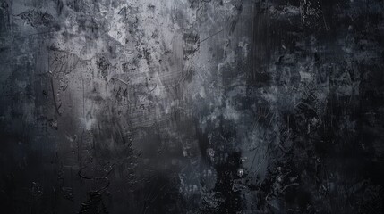 Obraz premium White-bordered dark gray backdrop, paint cascading from top left corner to bottom right, isolated with studio lighting for an artistic touch