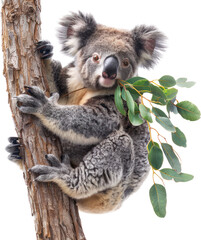 Obraz premium Full body shot of a koala , Generative Ai