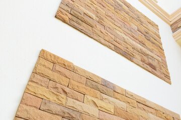 brown old brick wall background, exterior design for home