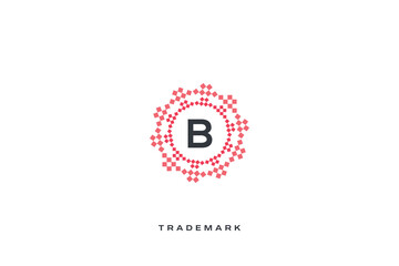 B Letter vector trademark brand logo