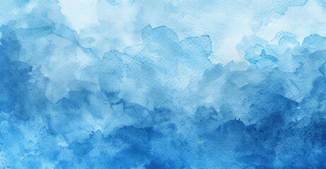 Light blue watercolor. Created with Ai