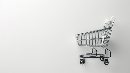 Computer on Shopping Cart