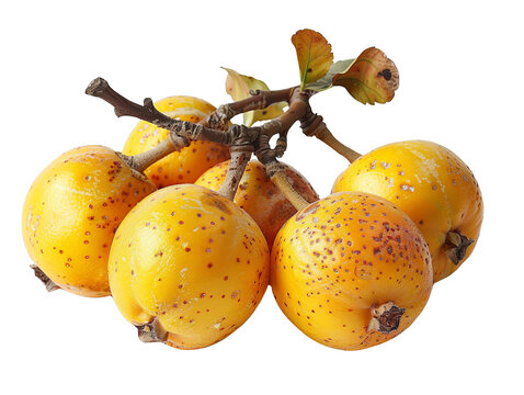 fruits on a white background