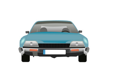 Fototapeta premium Voiture de collection française de la seconde moitié du 20ème siècle 