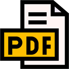 Vector Icon File, format, pdf, document, light