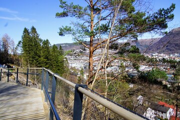 trail in the mountains