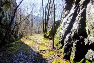 path in the mountains