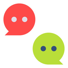 speech, comment, dialogue, communication, chat box Icon