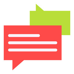 Obraz premium talk, comment, dialogue, communication, chat box Icon