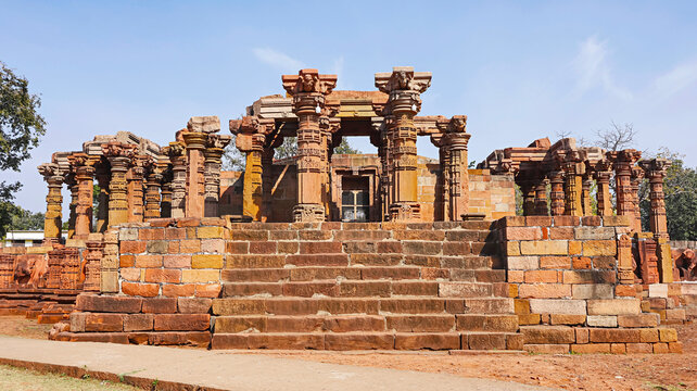 View of Ancient Ruin Shri Siddhanath Temple, Built By Pandavas, Omkareshwar, Madhya Pradesh, India.