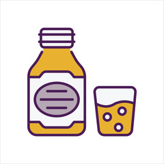 Whiskey vector icon