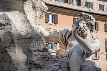 Piazza Navona is the most famous landmark in Rome, Rome, Italy