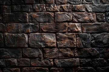 Fototapeta premium Old brick wall texture. Vintage wallpaper background. Brick surface