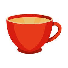 Tea with cup vector illustration 