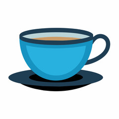 Tea with cup vector illustration 
