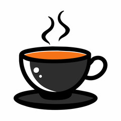 Tea with cup vector illustration 