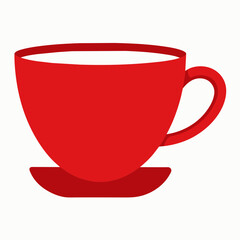 Tea with cup vector illustration 