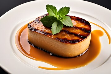 Foie gras. French high-quality, fatty goose liver, ai generative