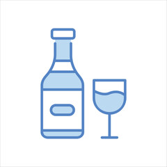 Champagne vector icon