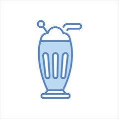 Milkshake vector icon